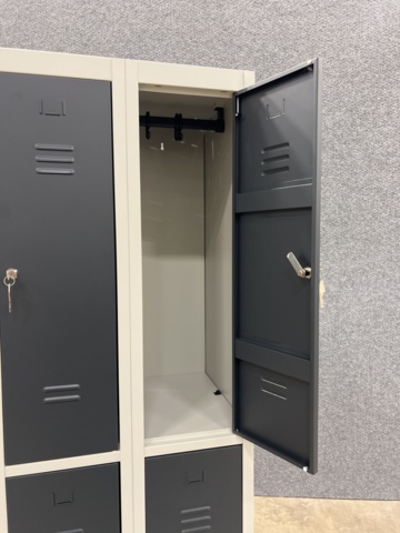 1472526-6 Klädskåp CLICK Omonterat, 2 sektioner, 4 dörrar