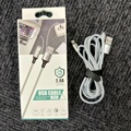 1472561-1 5 st Nylon Lightning Kabel USB-A Grå 2 meter - Fri frakt