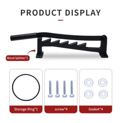 1472627-2 Väggmonterad Vedklyv med Fäste - Fri frakt