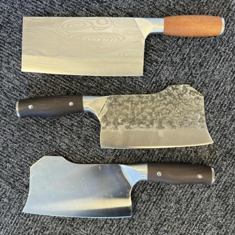 1472638-1 3-delat Knivset - Köttklyvare - Fri frakt