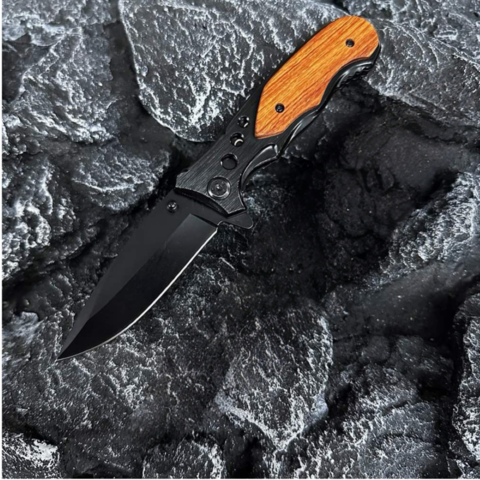 1472648-1 3 st Fällknivar Svart 20 cm - Fri frakt