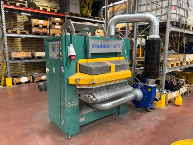 Deburring machine with extraction - Fladder AUT-1000 VAC - 2003/98 - PS ...