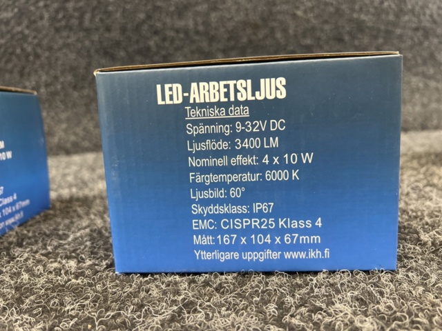 1472720-4 2 st LED-Arbetsljus CRX Magna