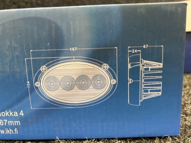 1472720-5 2 st LED-Arbetsljus CRX Magna