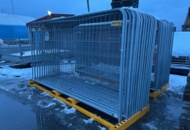 1454792 Byggstängsel 3x2m ca 50st - BG Fix