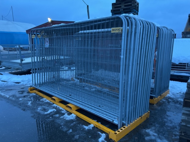 1454792-1 Byggstängsel 3x2m ca 50st - BG Fix