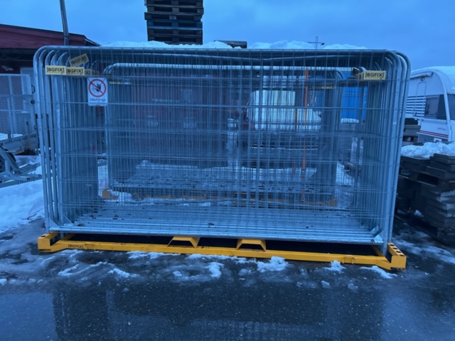 1454792-2 Byggstängsel 3x2m ca 50st - BG Fix