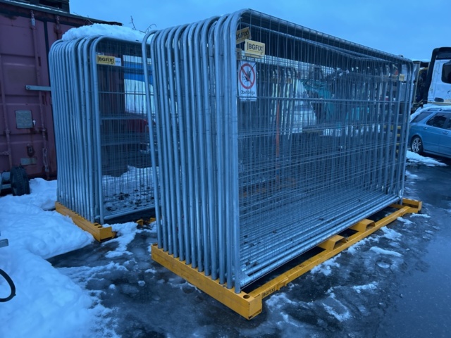 1454792-3 Byggstängsel 3x2m ca 50st - BG Fix