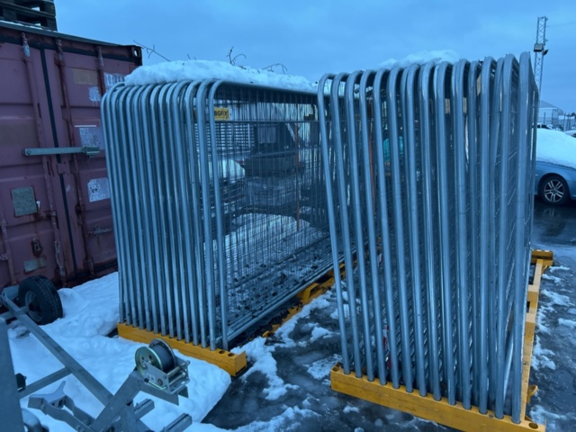 1454792-4 Byggstängsel 3x2m ca 50st - BG Fix