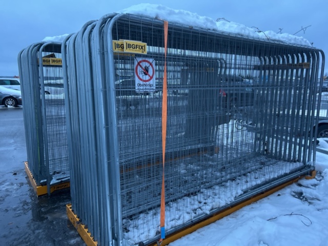 1454792-6 Byggstängsel 3x2m ca 50st - BG Fix