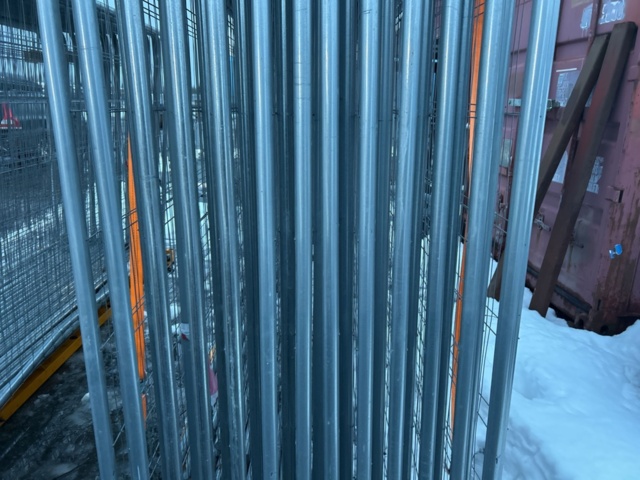 1454792-7 Byggstängsel 3x2m ca 50st - BG Fix