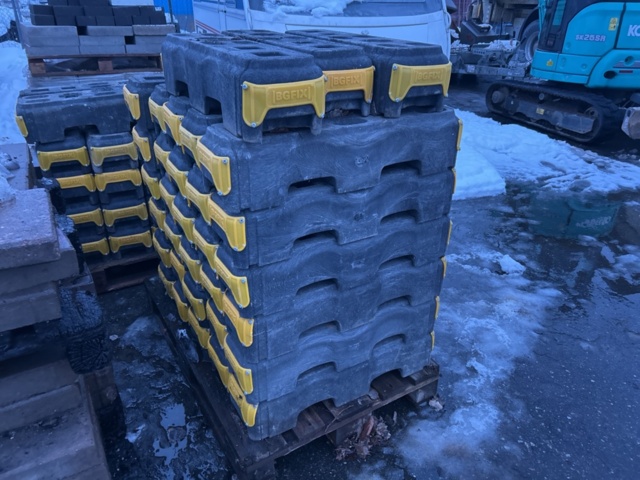 1454792-9 Byggstängsel 3x2m ca 50st - BG Fix