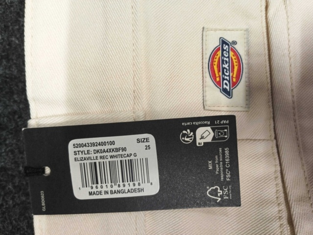 1472755-6 2 st Byxor Dickies, Strl 25