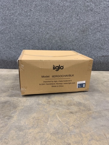 1472758-2 Kontorsstol iiglo Ergo Revolution - Svart