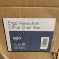 1472760-3 Kontorsstol iiglo Ergo - Röd