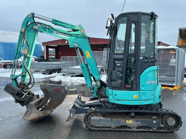 1454794-2 Bandgrävare med rototilt och 3 st va-skopor - Kobelco SK25SR-6E -2023