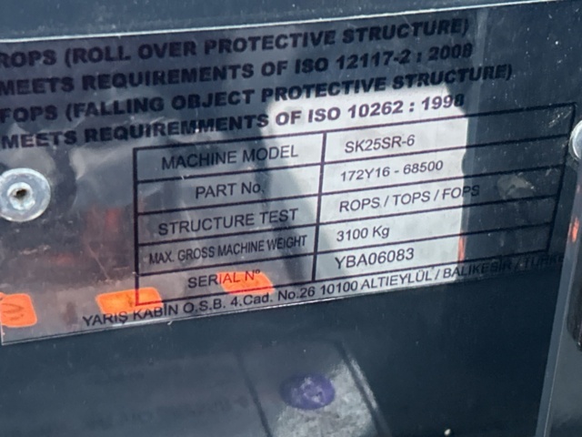 1454794-26 Bandgrävare med rototilt och 3 st va-skopor - Kobelco SK25SR-6E -2023