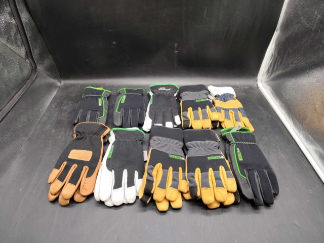 1472371-1 Arbetshandskar, 10 st - Hestra Job, blandade modeller, vinterfodrade, vattentåliga, stl 7