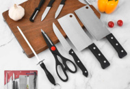 1472787 2 st 8-delars köksset i rostfritt stål - Fri frakt