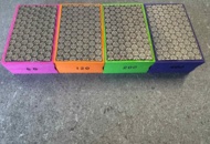 1472798 Diamantslipsten korn 60-400 4 pack diamantpoleringsblock - sten, marmor, betong - Fri frakt