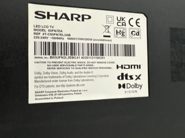 1225484-3 LED-TV - Sharp 65FN7EA