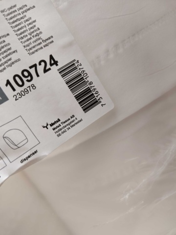 1472397-6 Pappersdispenser, toalettpapper och torkpapper, 17 st - Katrin