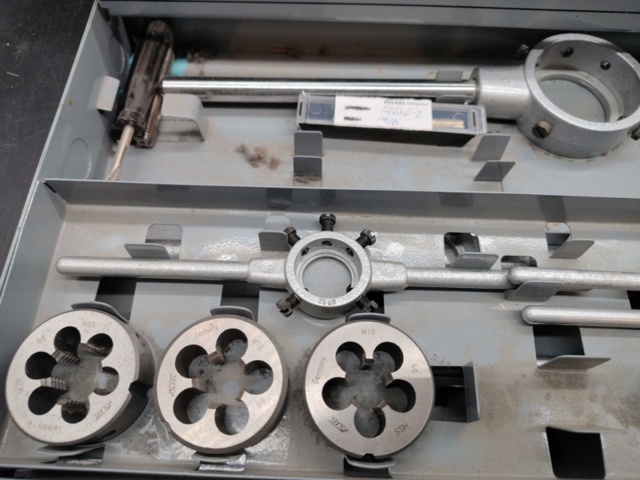 1472398-4 Tap and die set – Völkel, M3–M20, tool steel