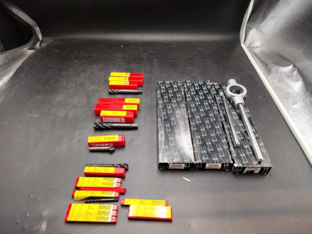 1472399-1 Gängtappar och gängverktyg, 21 st, Dormer, Völkel, HSS-E, blandade dimensioner