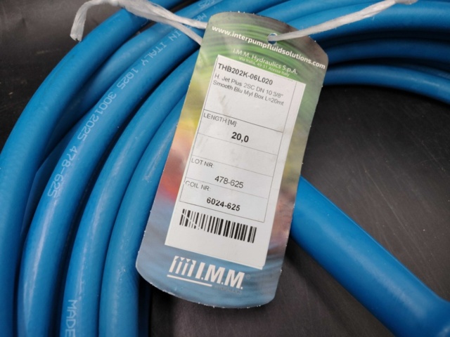 1472860-4 Tvättslang, 3 st, I.M.M., högtryck 3/8, blandade längder