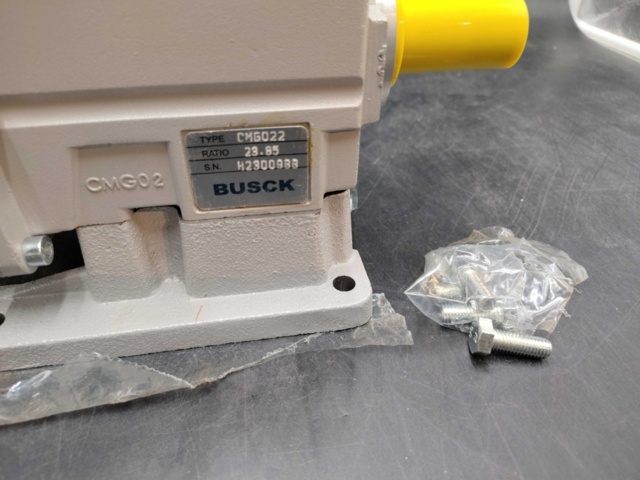 1472863-2 Kuggväxel, BUSCK, CMG022, utväxling 23,85, B14, 25 mm axel