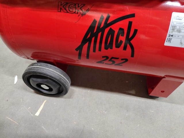 1472868-7 Kompressor, Attack 252, 24 l, 2,5 hk, 10 bar