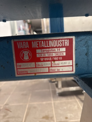 1321356-8 Stekbord tippbart - Vara VK35T