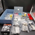 1472871-1 Miscellaneous electrical and automotive materials, lot - fuses, connectors, LED lights, hand tools