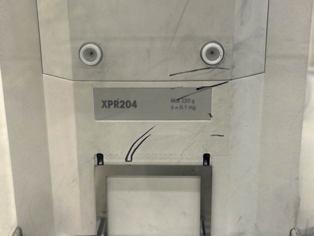 1435621-3 Analytical laboratory balance - Mettler Toledo XPR204