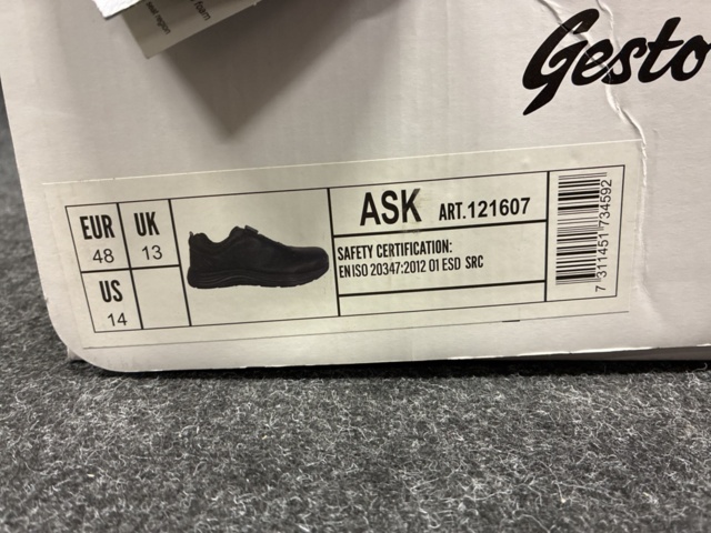 1475588-4 Safety shoes Gesto Ash, size 48