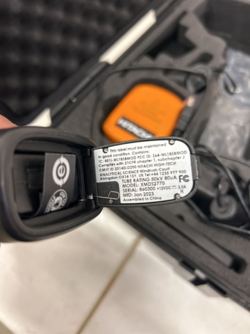 1435635-10 Handhållet röntgenfluorescensanalysverktyg med bordsstativ - Hitachi X-MET8000 Optimum GEO