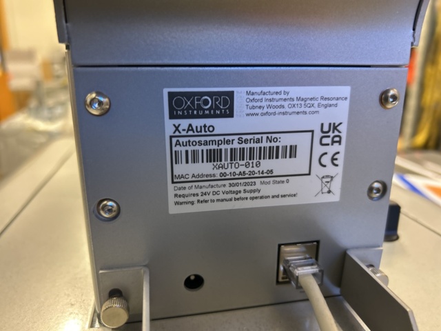 1435638-8 NMR-spektrometer med autosampler och tillbehör - Oxford Instruments X-Pulse HFX -2023