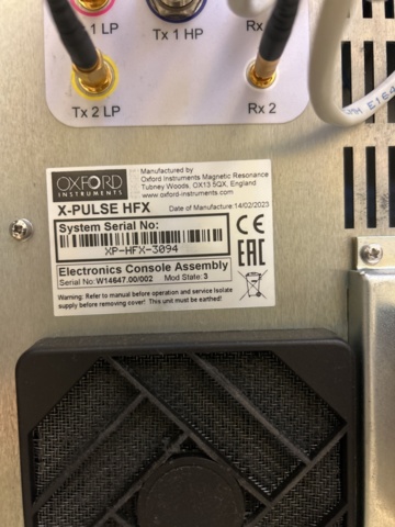 1435638-13 NMR-spektrometer med autosampler och tillbehör - Oxford Instruments X-Pulse HFX -2023