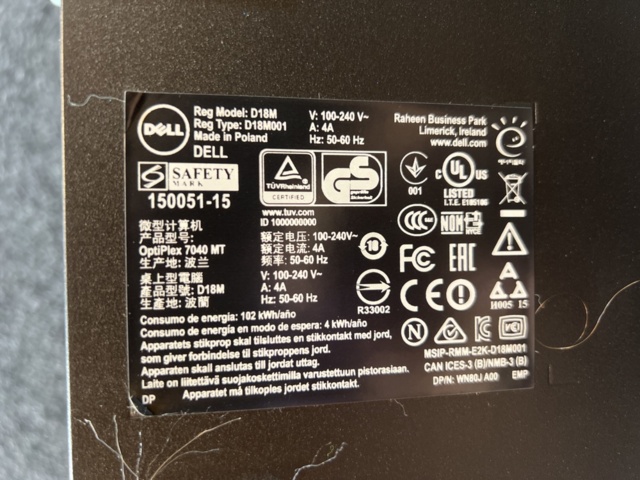 1384643-5 Dator - Dell OptiPlex 7040 MT