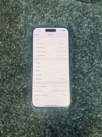 1431716-6 iPhone 15  - Apple