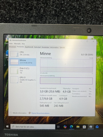 1384649-7 Bärbar dator - Toshiba Tecra A40-C-15X