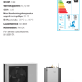 1475728-9 9 kW luft/vatten värmepump från Energy Save, ansluts till befintligt värmesystem.K64