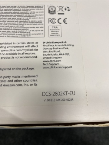 1475848-5 Wire-Free Camera Kit D-Link DCS-2802KT mydlink Pro