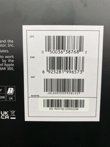 1475853-5 JBL Bar 300 Soundbar