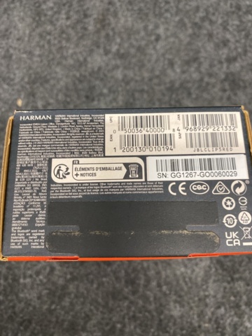 1475874-4 Bluetooth speaker JBL Clip 5