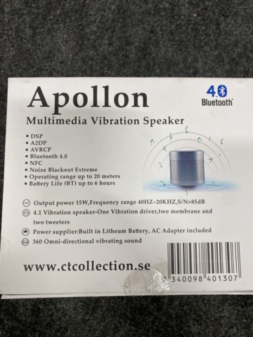 1475881-3 Vibration speaker Apollon Multimedia Vibration Speaker