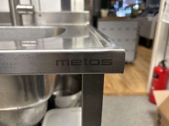 1457453-3 Stainless steel kitchen worktop with hob - Metos