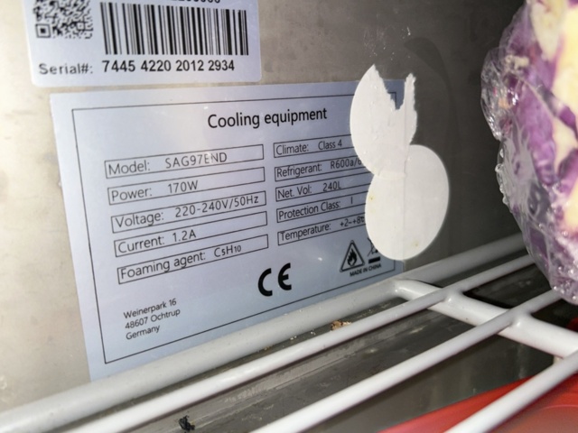 1457454-4 Refrigerated counter with two doors - GGmgastro SAG97END