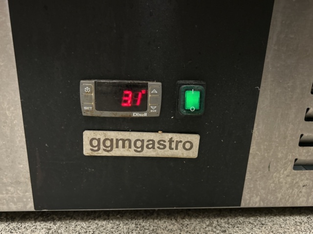 1457454-5 Refrigerated counter with two doors - GGmgastro SAG97END