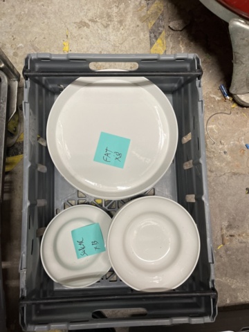 1421723-12 Diverse serveringsporslin m.m.